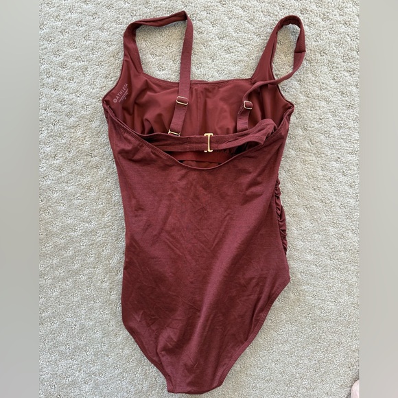 Athleta Rust-Colored One Piece - Picture 2 of 2